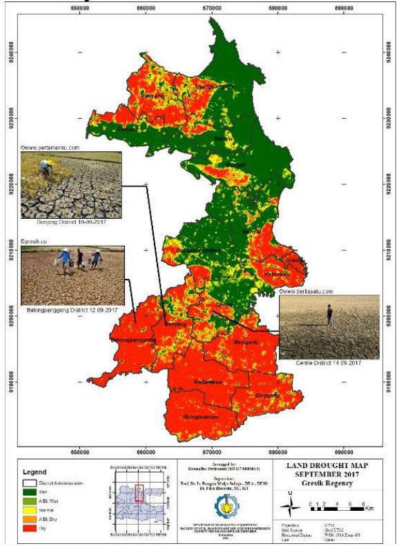 Multi-Temporal Drought Monitoring - Gresik